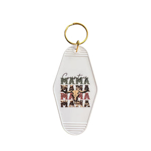 Country Mama Motel Keychain