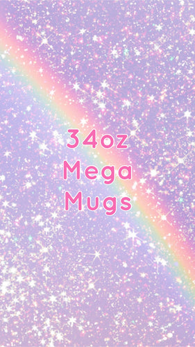 34oz Double Insulated Mega Mug Customized on Live