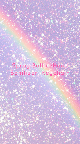 Spray Bottle/Hand Sanitizer  Keychain