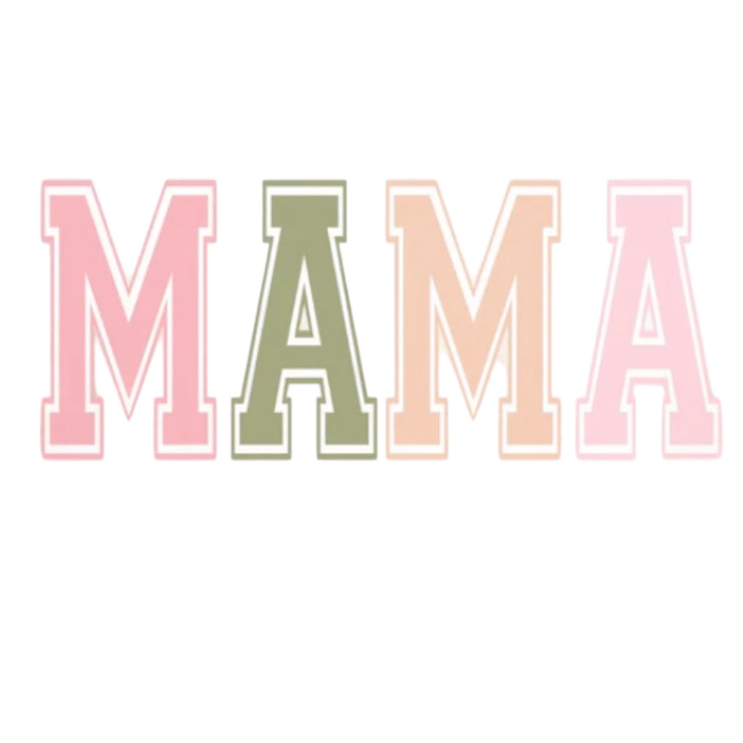 Boho Mama Full Color Screen Print Transfer