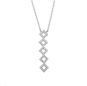 Sloan Diamond Stacked Necklace