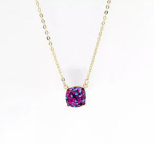 Load image into Gallery viewer, Dahlia Glitter Necklace and Earring Set