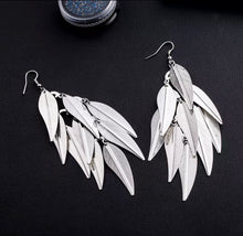 Load image into Gallery viewer, Naomi Multi-Layer Long Leaf Earrings