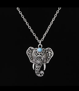 Boho Elephant Necklace