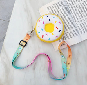 Yellow Silicone Donut Style Bag