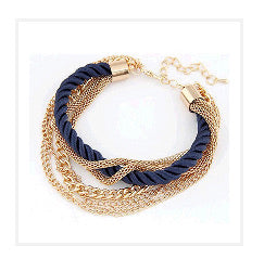 Tia Rope and Chain Multi-Layer Bracelet