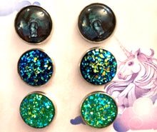 Load image into Gallery viewer, Halloween Druzy Earring Sets-12mm