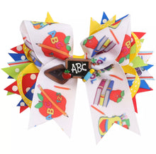 Load image into Gallery viewer, ABC Back To School Hair Bow