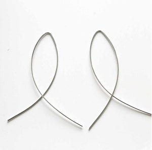 Quinn Long Wire Fish Earrings