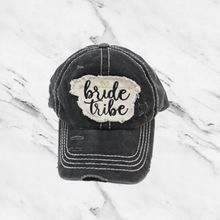 Load image into Gallery viewer, Distressed Bride Tribe Patch CC Ball Cap