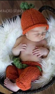 Pumpkin  Newborn Photography Outfit