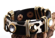 Load image into Gallery viewer, Stacey Faux Fur Cuff Bracelet