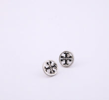Load image into Gallery viewer, Elegant Cross Button Stud Earrings