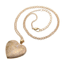 Load image into Gallery viewer, Golden Heart Locket Necklace