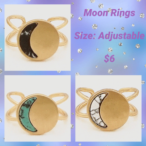 Moon Adjustable Ring