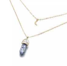 Load image into Gallery viewer, Josie Crystal Pendant with Moon Layer Necklace