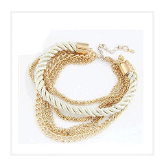 Tia Rope and Chain Multi-Layer Bracelet