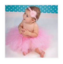 Load image into Gallery viewer, Newborn Baby Girl Tutu &amp; Headband Photography Outfit