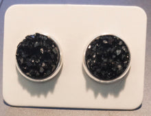 Load image into Gallery viewer, Custom Druzy and Cabochon Stud Earrings Made on Live