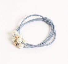 Load image into Gallery viewer, Pearl Stretch Hair Ties and Bracelet