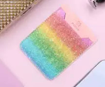 Colorful Glitter Adhesive Card Holder
