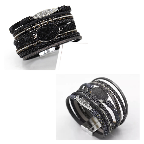 Tara Multi-Strand Leather Bracelet