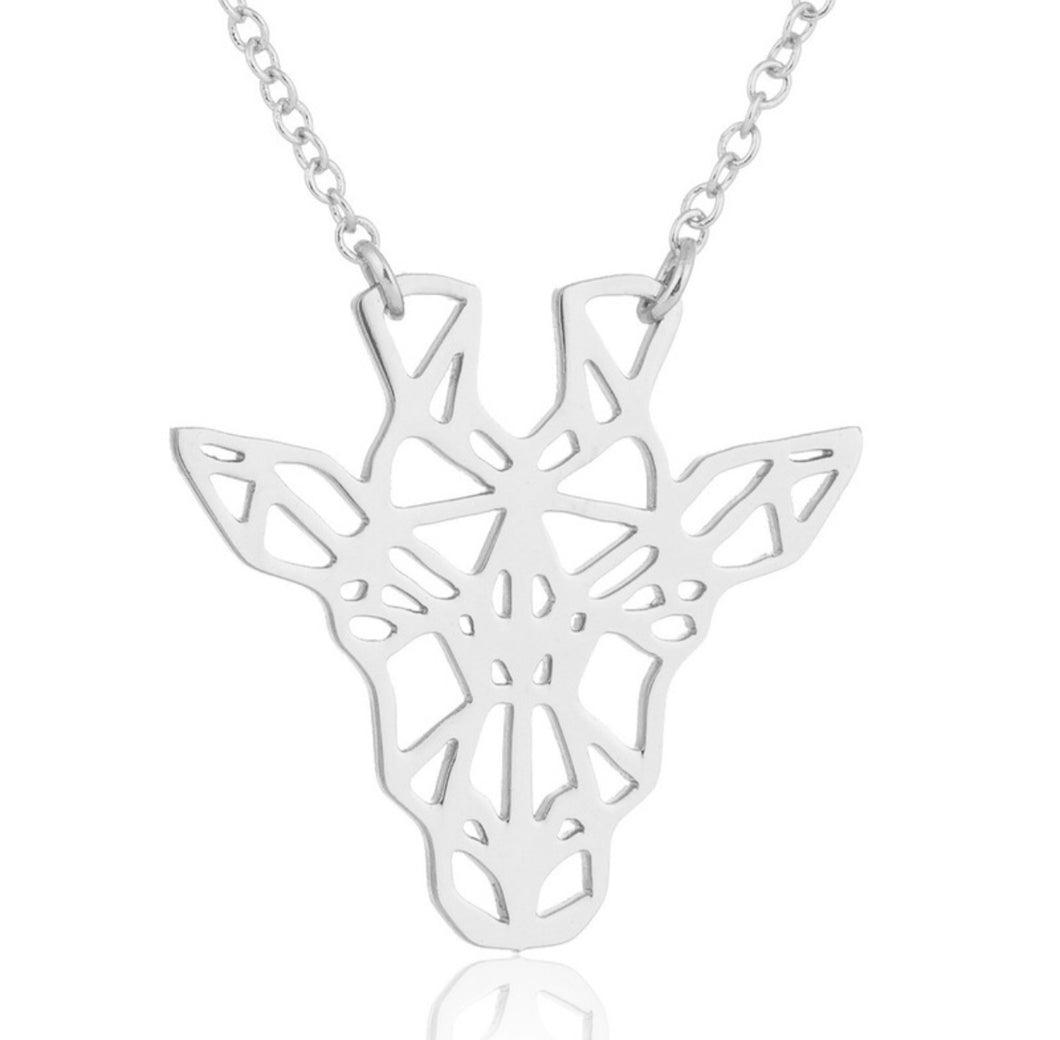 Giraffe Stainless Steel Necklace