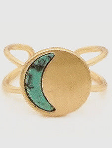 Moon Adjustable Ring